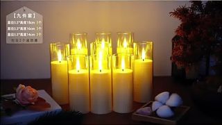 Realistic Flameless LED Candles for Weddings and Home Decor