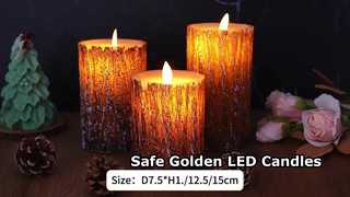  LED Pillar Candles Safe & Beautiful