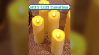 Flameless Candles Outdoor Indoor